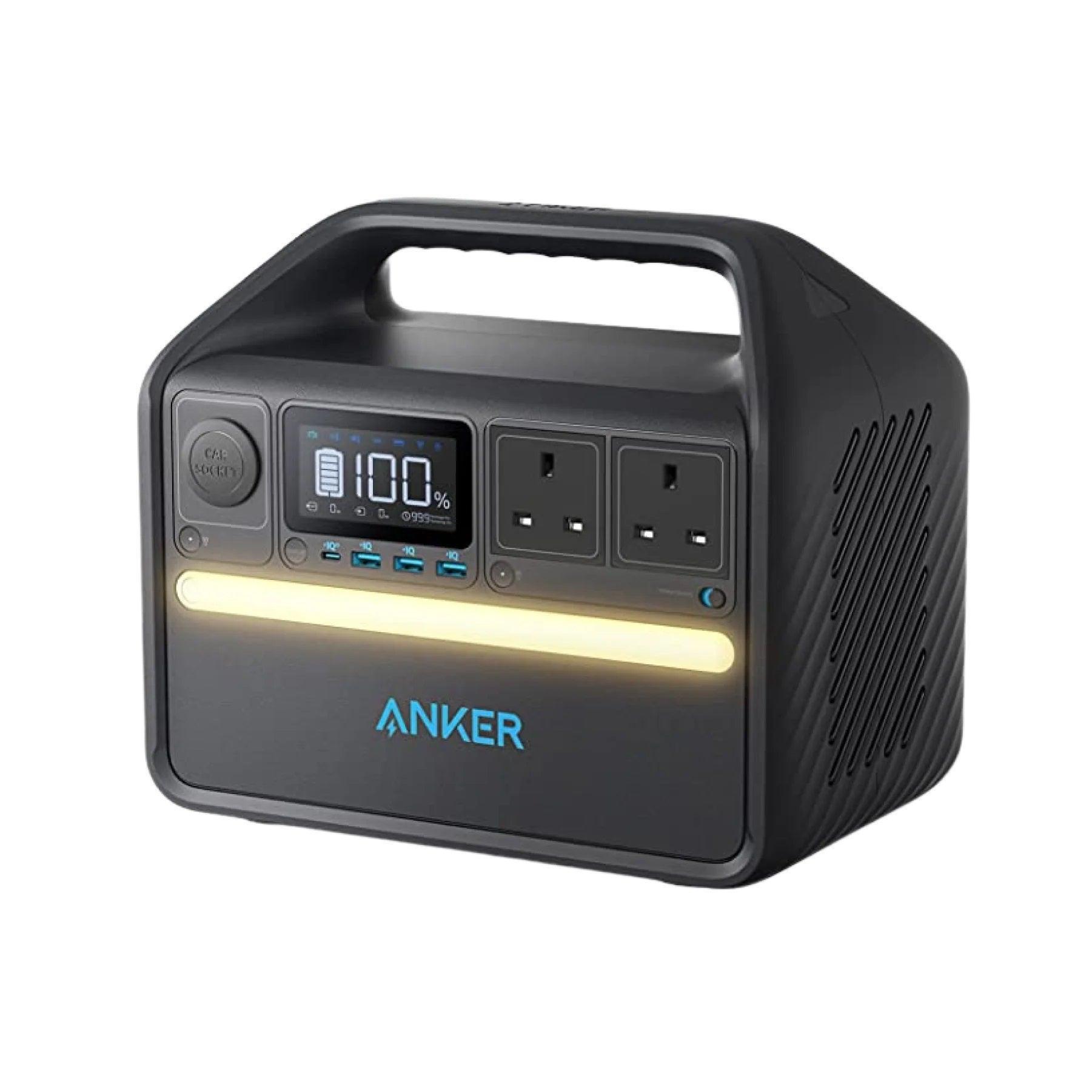 Anker 535 Portable Power Station of 512Wh for Camping - Benebomo