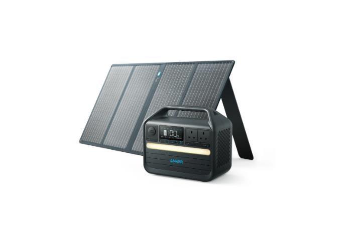 Anker 555 Solar Generator 1024Wh with one 100W Solar Panel - Benebomo