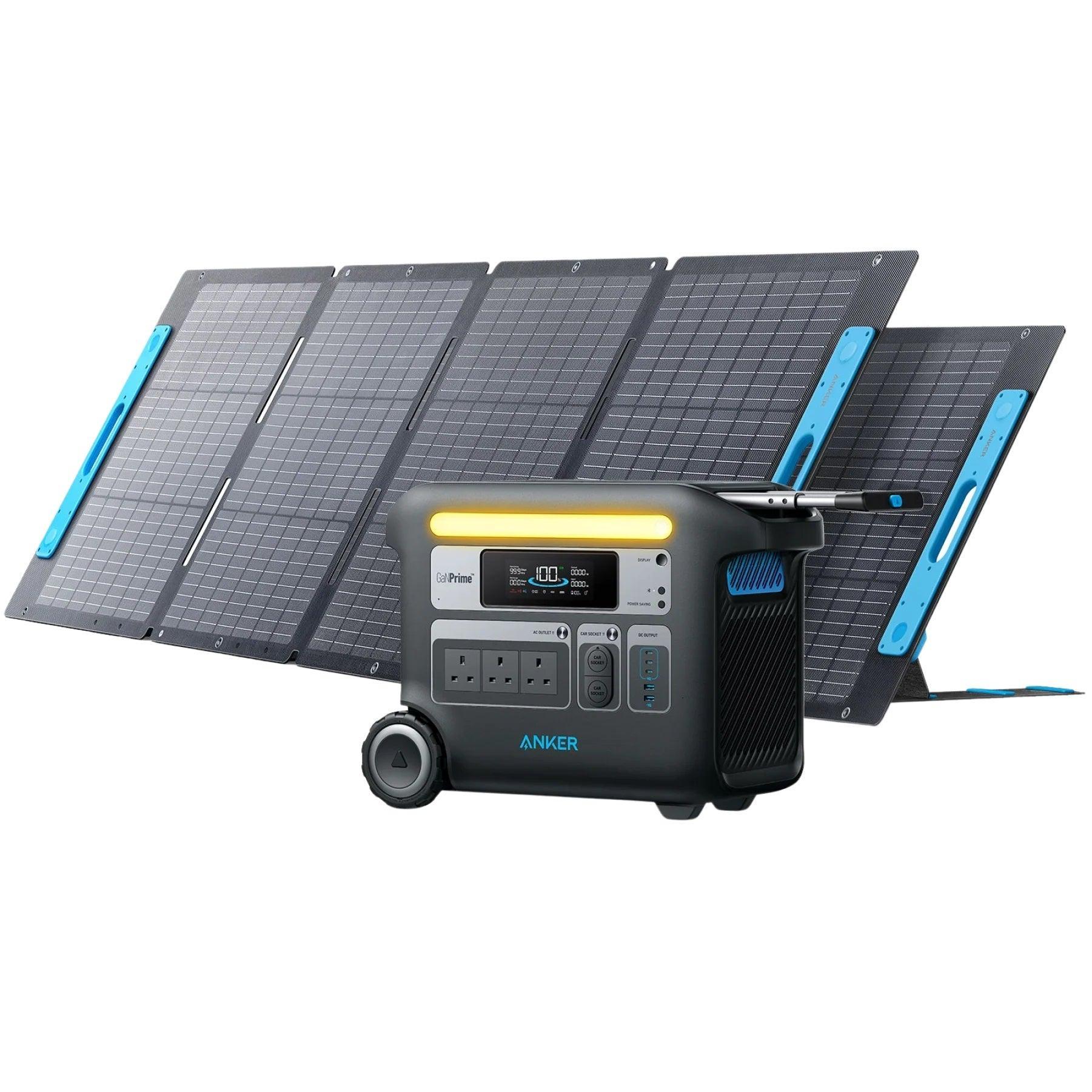 Anker 767 Solar Generator 2048Wh with 2*200W Solar Panels - Benebomo