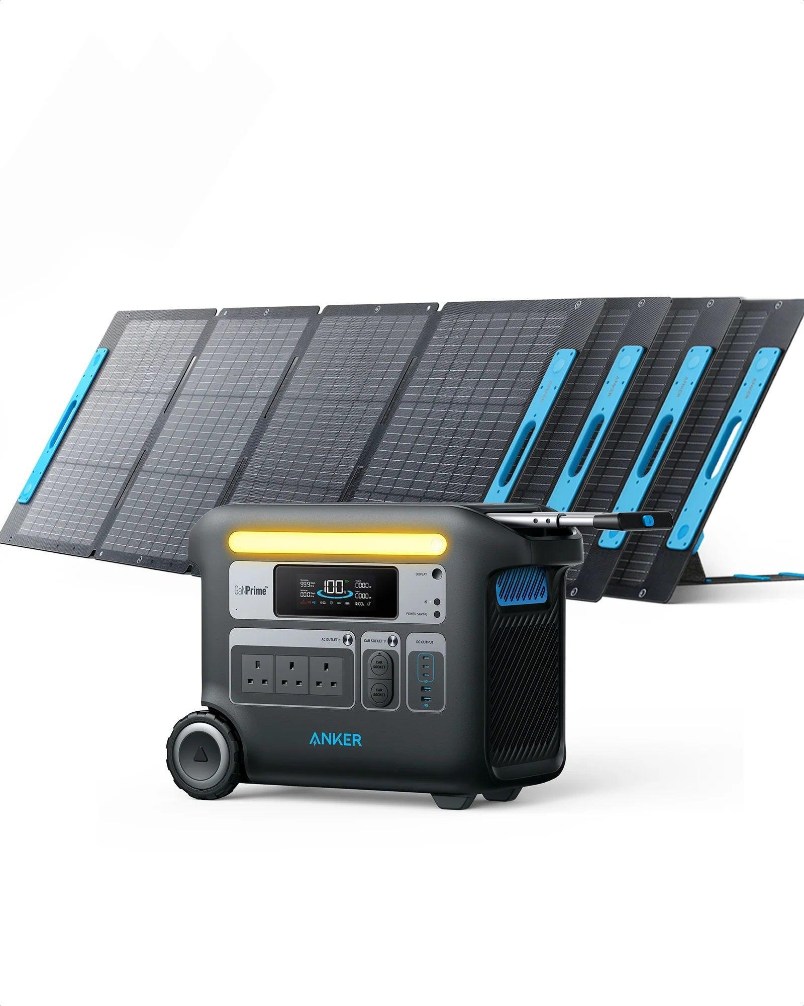 Anker 767 Solar Generator 2048Wh with 4*200W Solar Panels - Benebomo