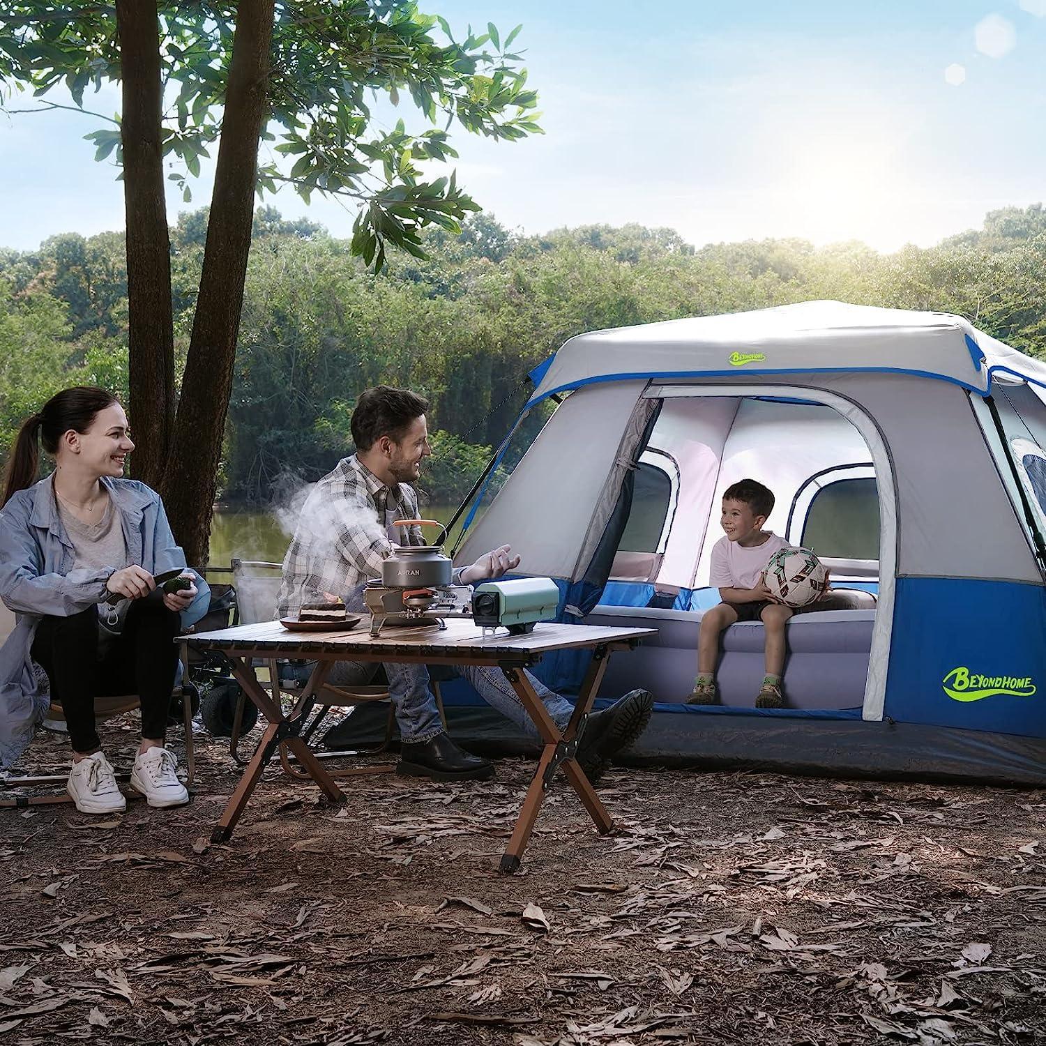 BeyondHOME Instant Cabin Tent for 4 to 6 People Waterproof - Benebomo