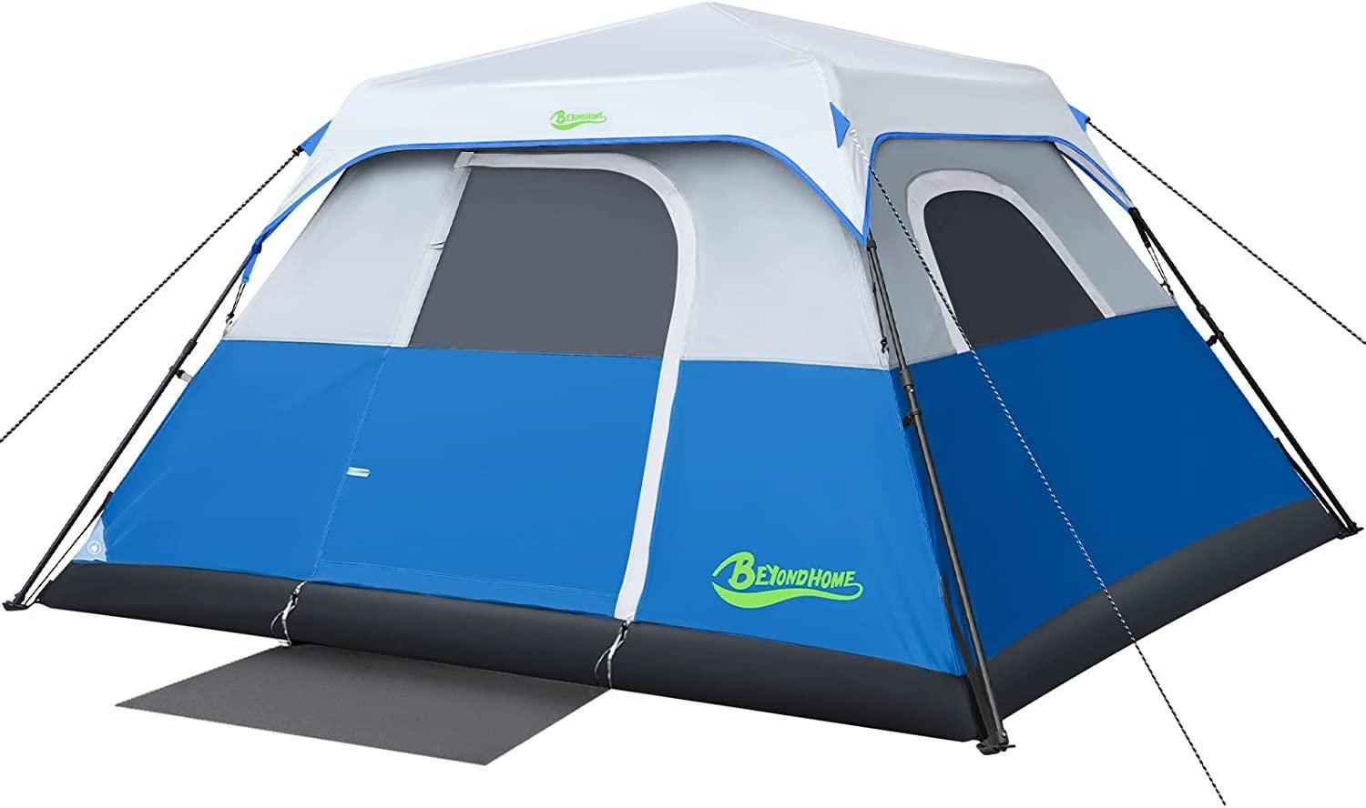 BeyondHOME Instant Cabin Tent for 4 to 6 People Waterproof - Benebomo