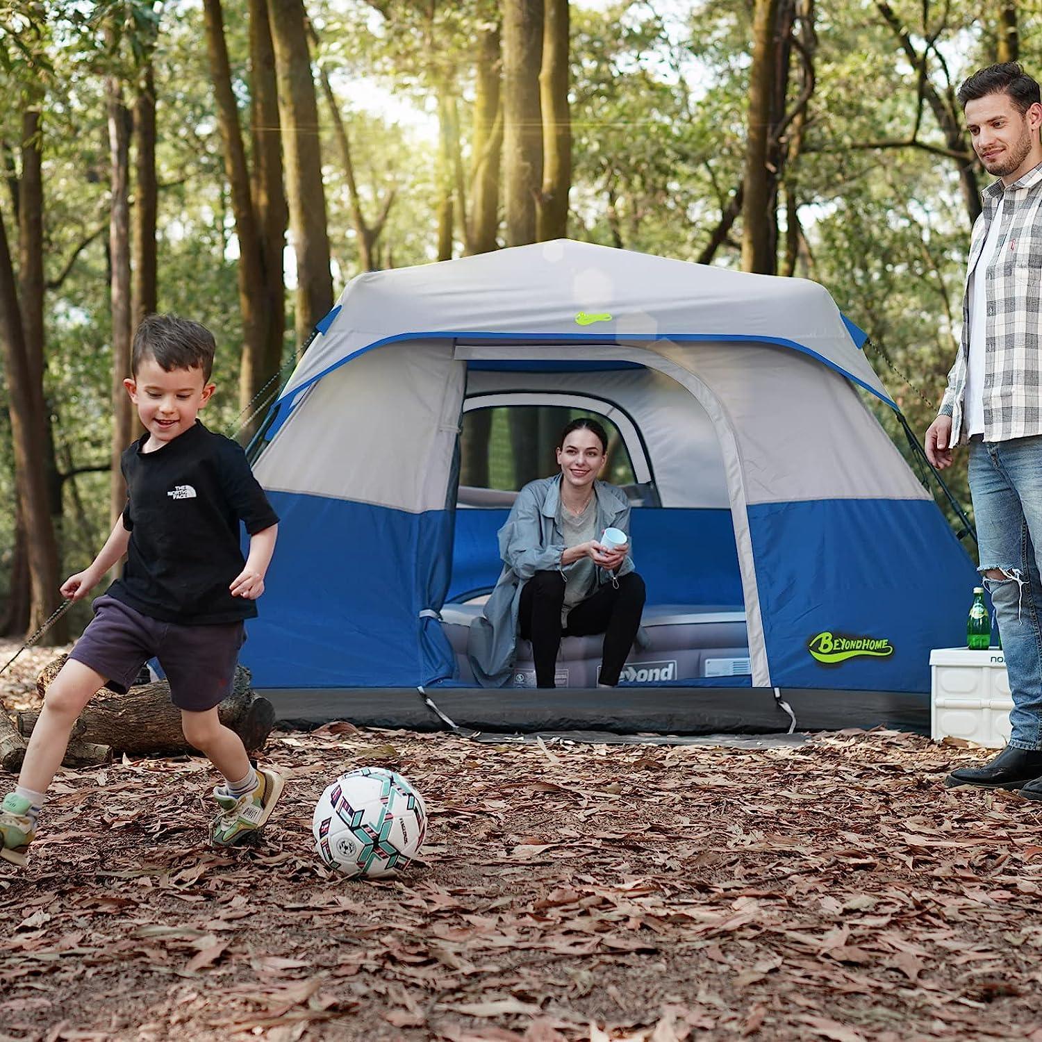 BeyondHOME Instant Cabin Tent for 4 to 6 People Waterproof - Benebomo