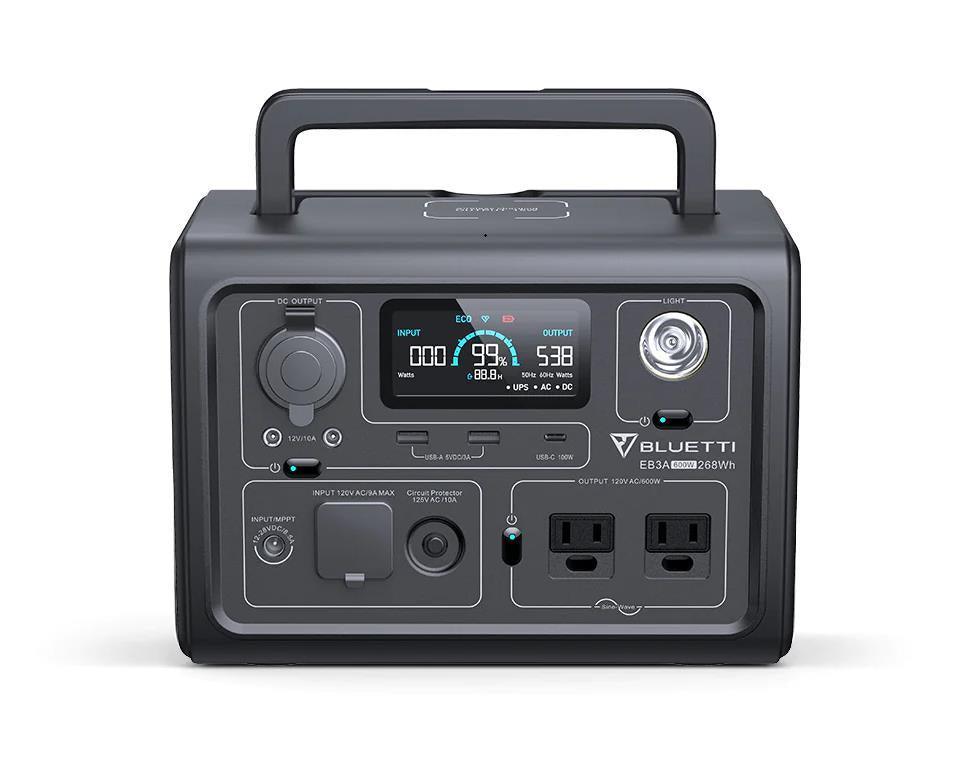 BLUETTI EB3A Portable Power Station 268Wh - Benebomo