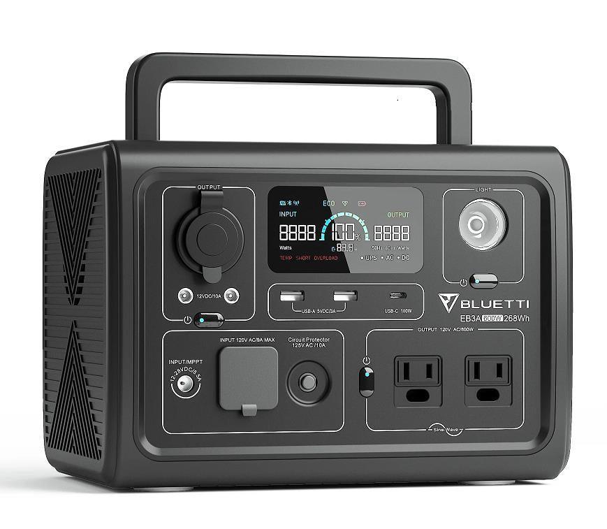 BLUETTI EB3A Portable Power Station 268Wh - Benebomo