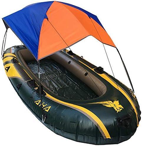 Boat Sun Shade for 4 to 5 Persons Waterproof Orange - Benebomo