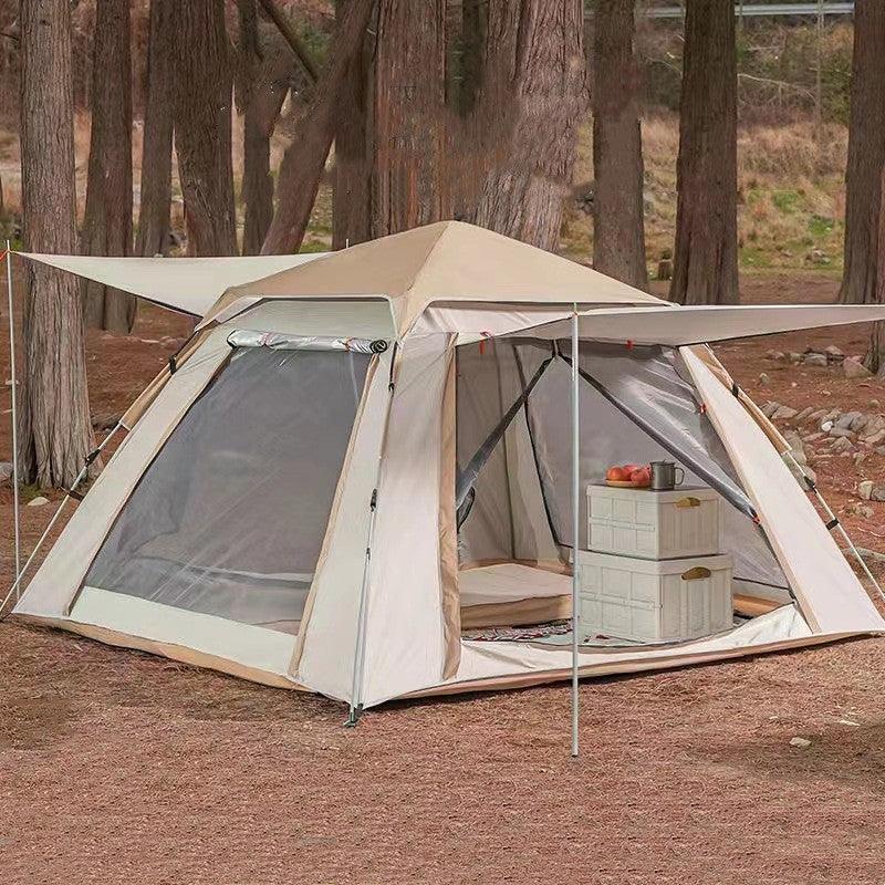 Cabin Tent for Adults 3 to 4 People Waterproof Oxford - Benebomo