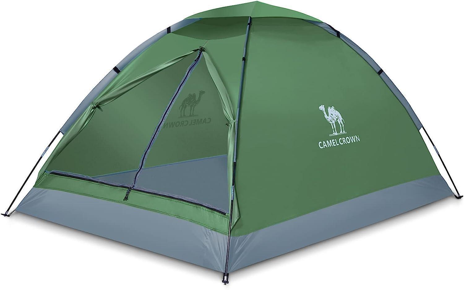 CAMEL CROWN Dome Tent 2 Person Camping Tent Waterproof - Benebomo