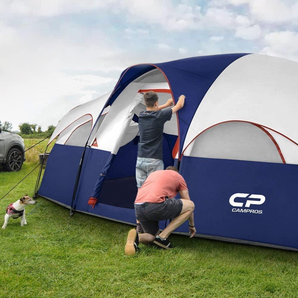 CAMPROS Cabin Tent for 8 Person for Camping Waterproof - Benebomo