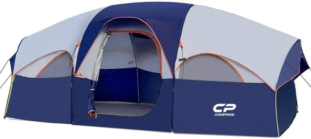 CAMPROS Cabin Tent for 8 Person for Camping Waterproof - Benebomo