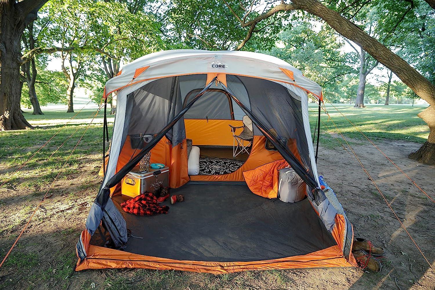 CORE Multiple Room Cabin Tent for 11 Person - Benebomo