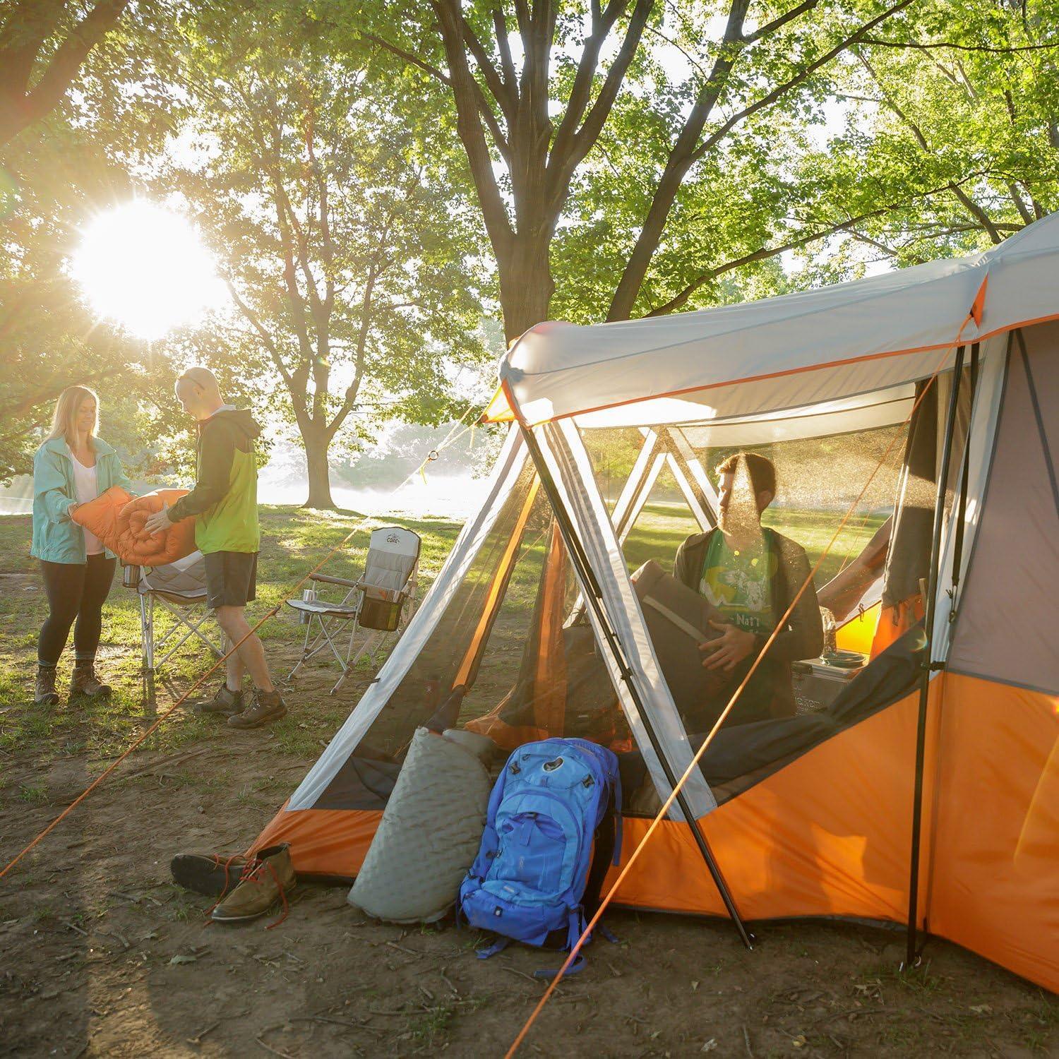 CORE Multiple Room Cabin Tent for 11 Person - Benebomo