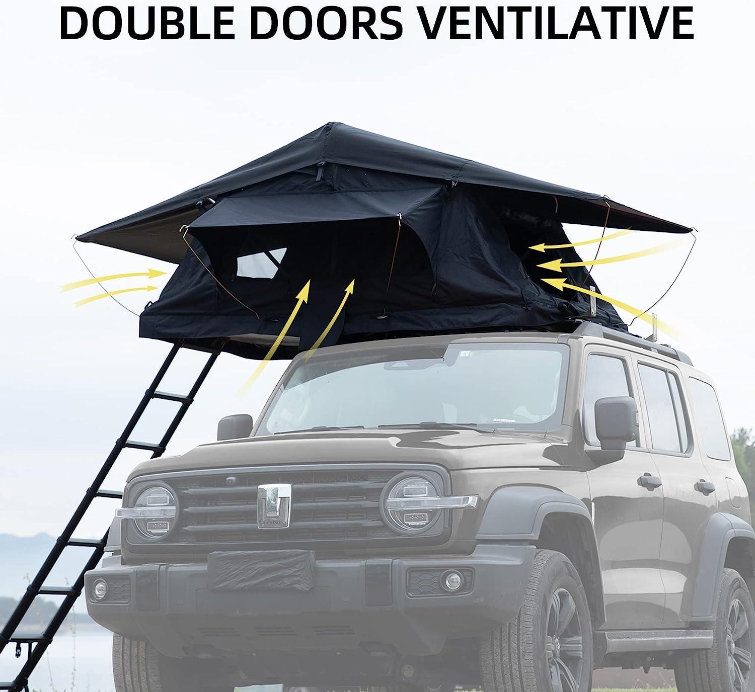 Dithoko Roof Tent for Camping Waterproof Truck Tent for 2 People - Benebomo