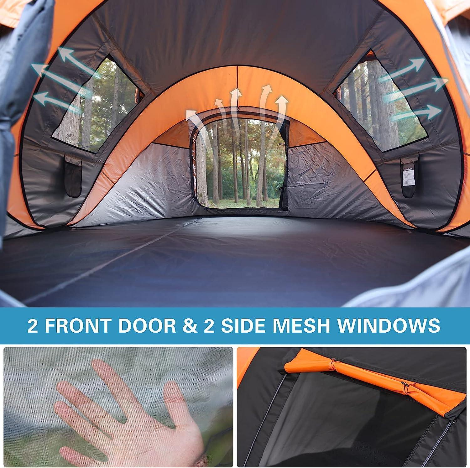 EchoSmile Dome Tent 6 Person Pop Up Tent - Benebomo