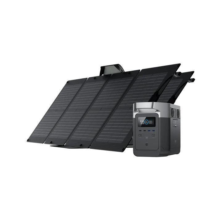 EcoFlow Solar Generator DELTA 1300 with 110W Portable Solar Panel - Benebomo