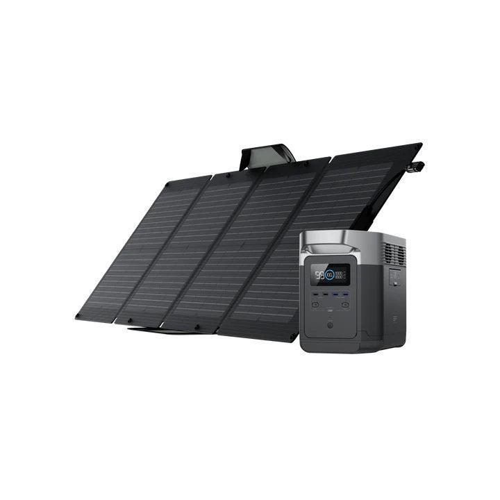 EcoFlow Solar Generator DELTA 1300 with 110W Portable Solar Panel - Benebomo