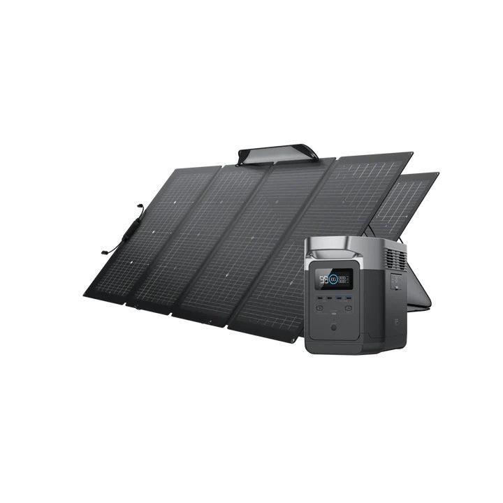 EcoFlow Solar Generator DELTA 1300 with 220W Portable Solar Panel - Benebomo