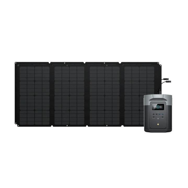 EcoFlow Solar Generator DELTA 2 Max with 160W Portable Solar Panel - Benebomo