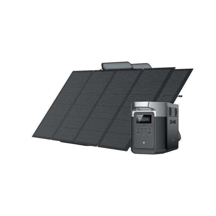 EcoFlow Solar Generator DELTA Max 2000 with 400W Portable Solar Panel - Benebomo