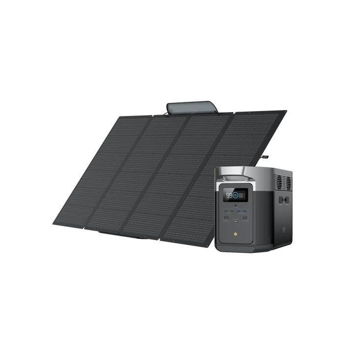 EcoFlow Solar Generator DELTA Max 2000 with 400W Portable Solar Panel - Benebomo