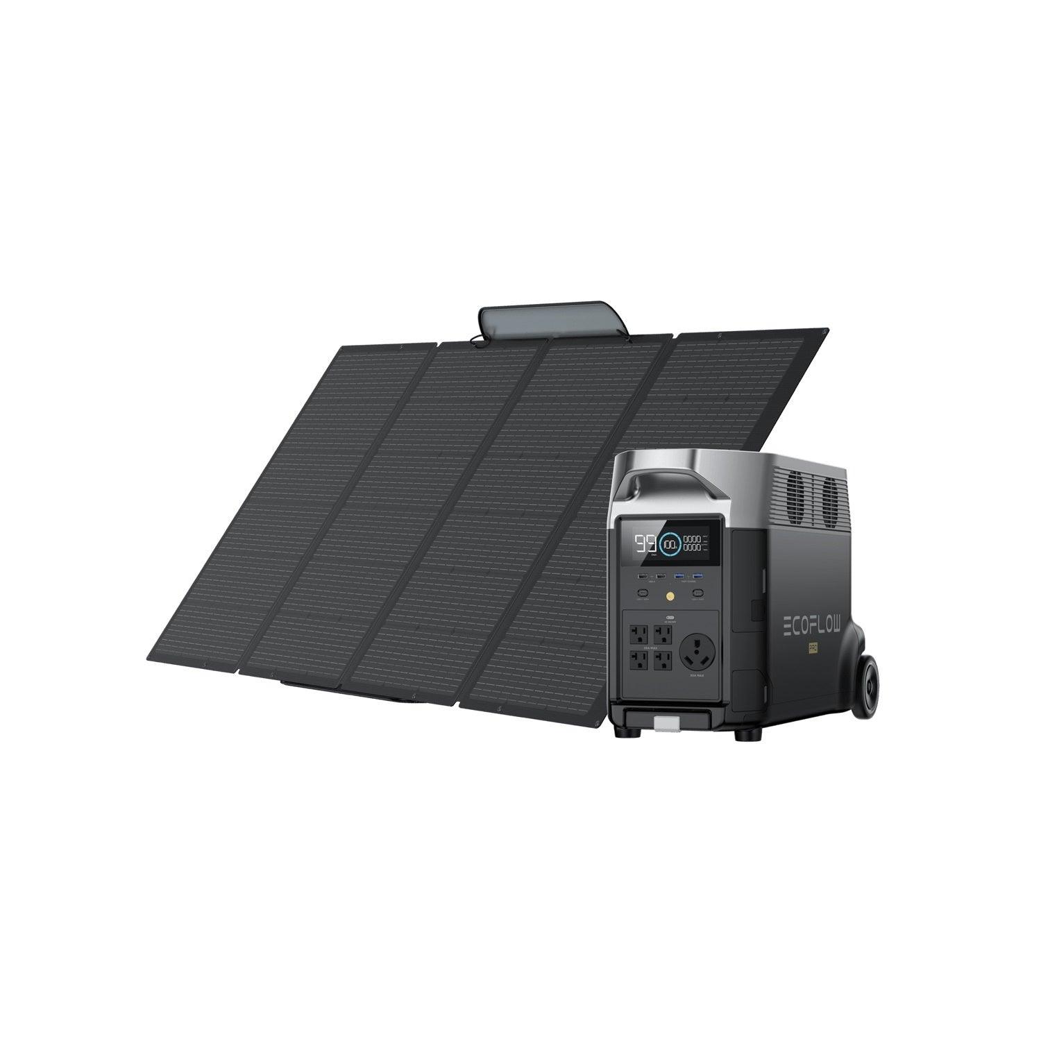 EcoFlow Solar Generator DELTA Pro with 400W Portable Solar Panel - Benebomo