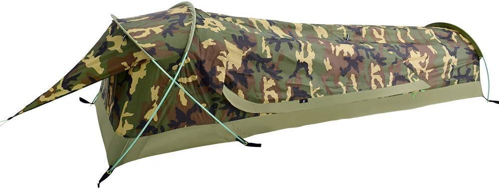 GEERTOP Bivy Tent for 1 Person Camouflage Polyester Ultralight - Benebomo