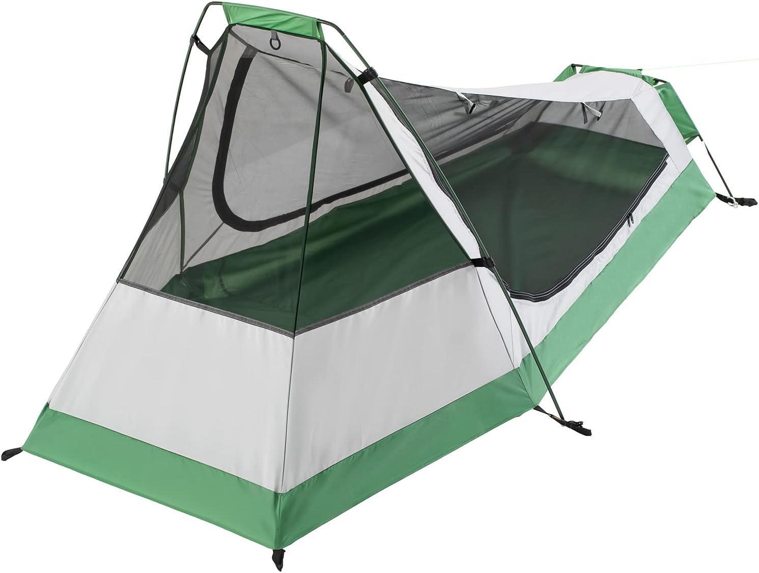 GEERTOP Bivy Tent for 1 Person Green Polyester Backpacking Tent - Benebomo