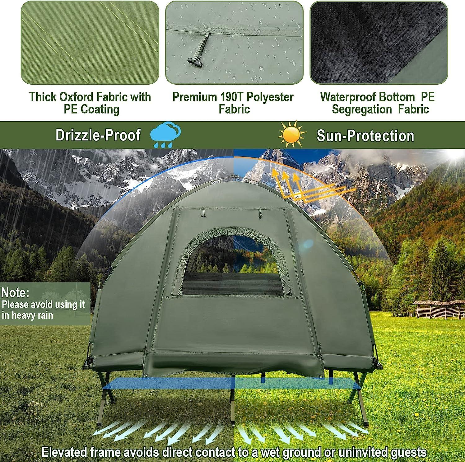 Goplus Camping Tent Cot 1 Man Tent Cot Waterproof - Benebomo