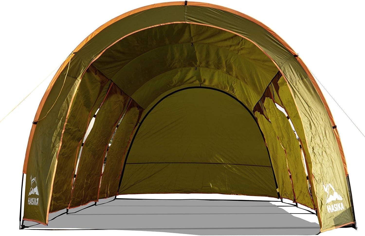 HASIKA Tunnel Tent for Family Tailgate Tent Waterproof for 10 People - Benebomo