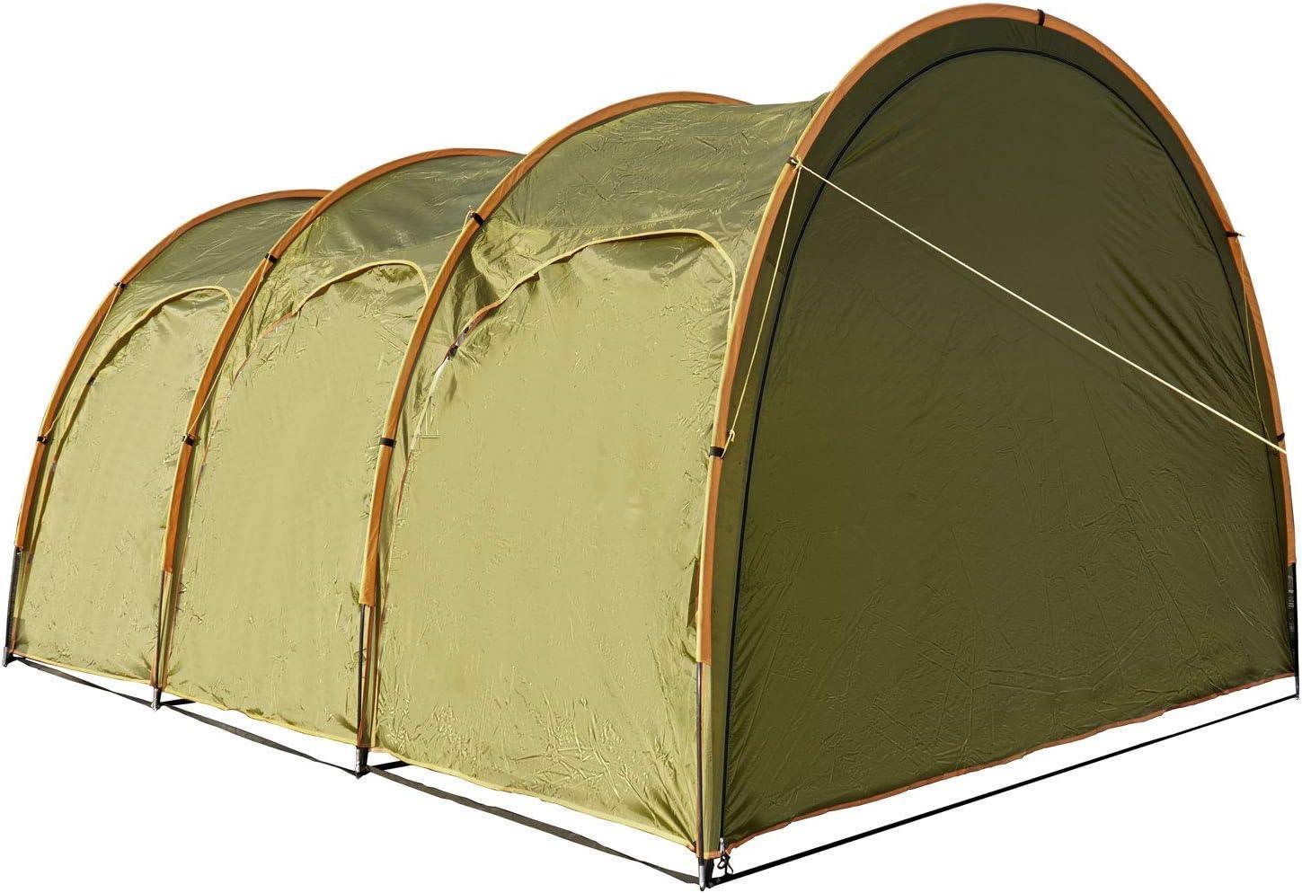 HASIKA Tunnel Tent for Family Tailgate Tent Waterproof for 10 People - Benebomo