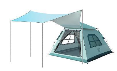 Instant Cabin Tent for 3 to 5 People Waterproof Oxford Canopy Tent - Benebomo