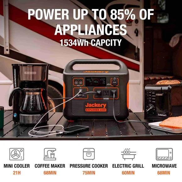 Jackery Explorer 1500 Portable Power Station 1534Wh - Benebomo