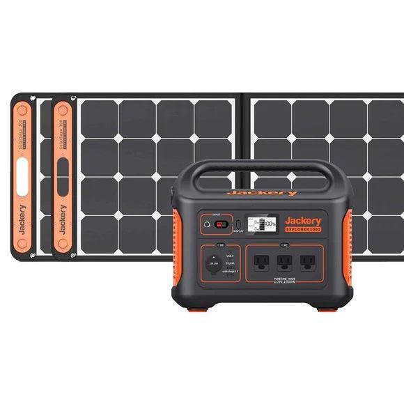 Jackery Portable Solar Generator 1000 with Solar Panels - Benebomo