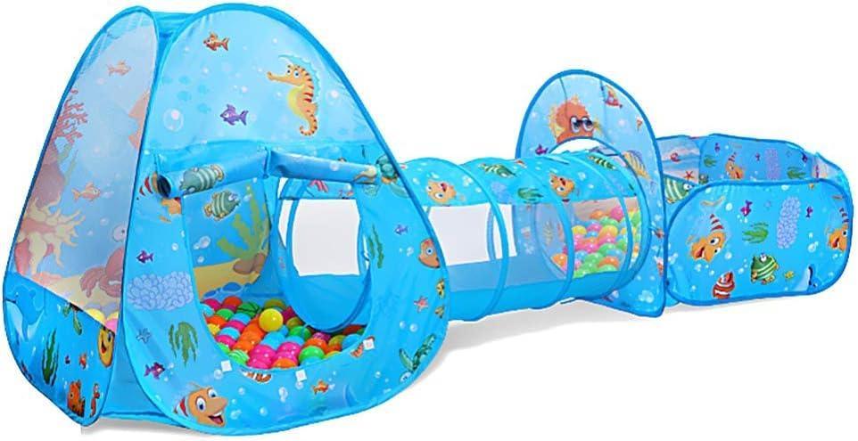 Kid's Blue Pop - Up Tent Ocean Animal Play Tent Nemo - Benebomo