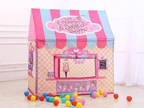 Kid's Pink Tent Polyester Wendy House Benebomo - Benebomo