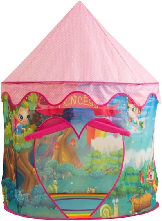 Kid's Pink Yurt Fairy Play Tent Polyester - Benebomo