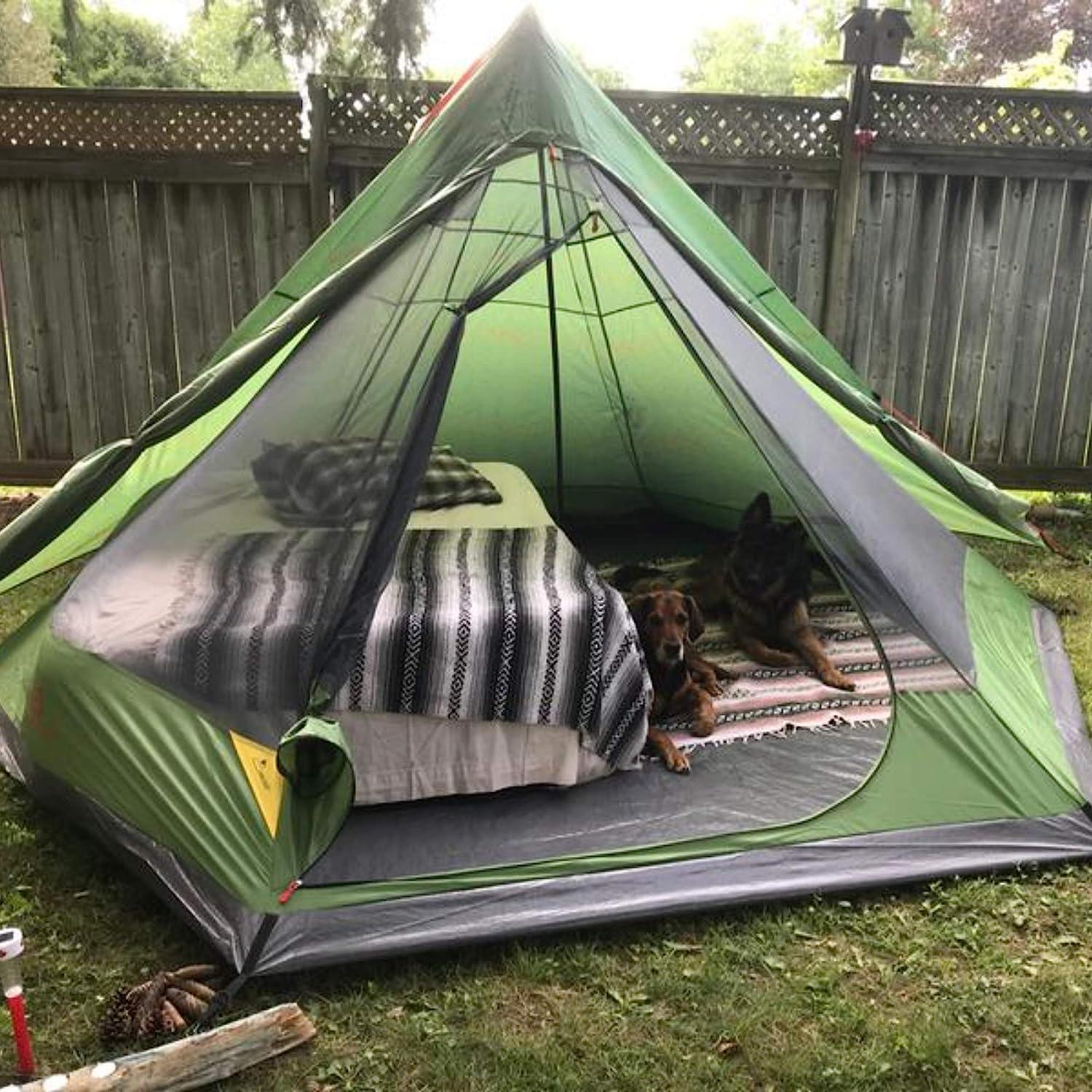 Outbound Pyramid Tent for 6 Person 2 Season Teepee Tent - Benebomo