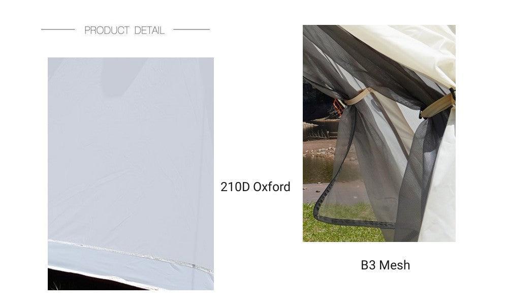 Pyramid Tent for Adult's 3 to 4 People Waterproof - Benebomo