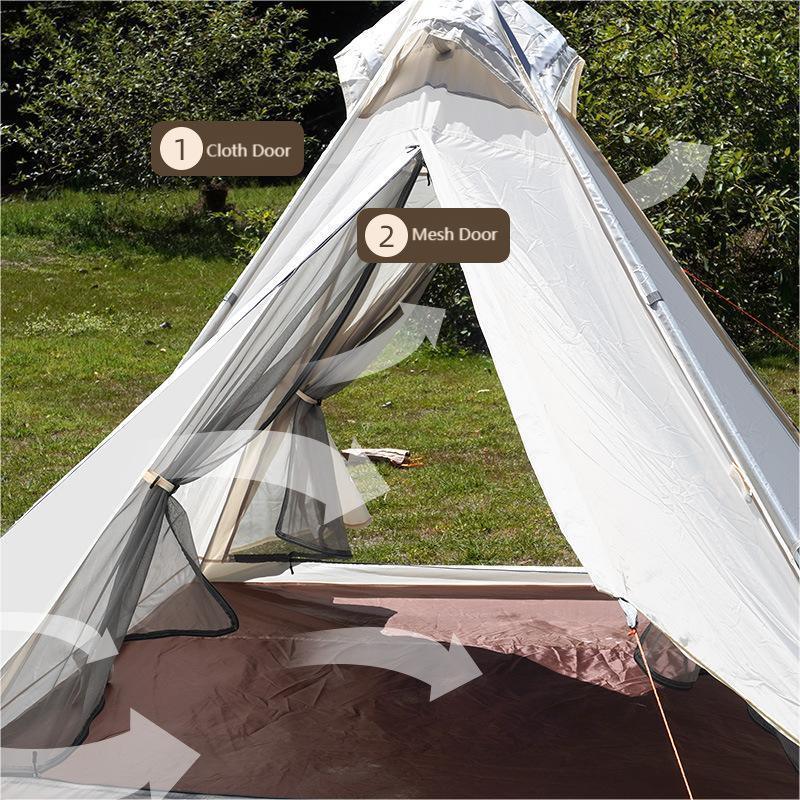 Pyramid Tent for Adult's 3 to 4 People Waterproof - Benebomo