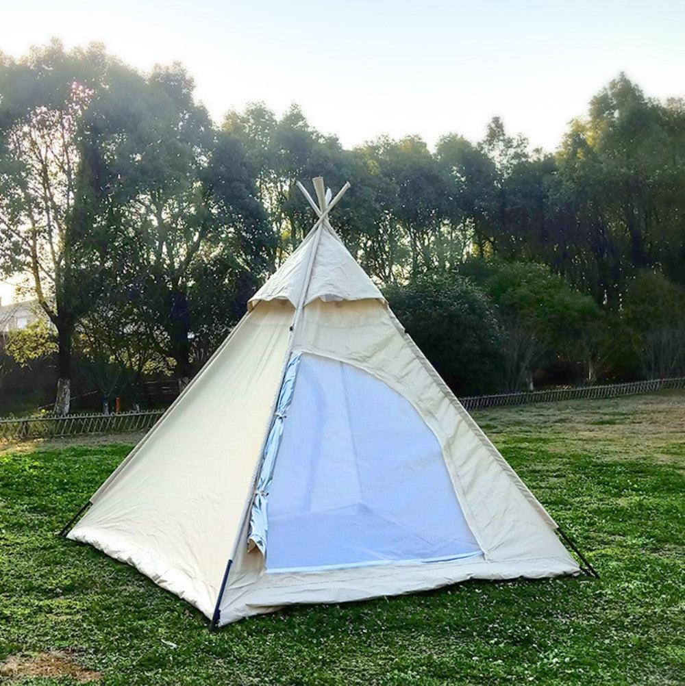 Pyramid Tent for Adult's 3 to 4 Person Beige - Benebomo